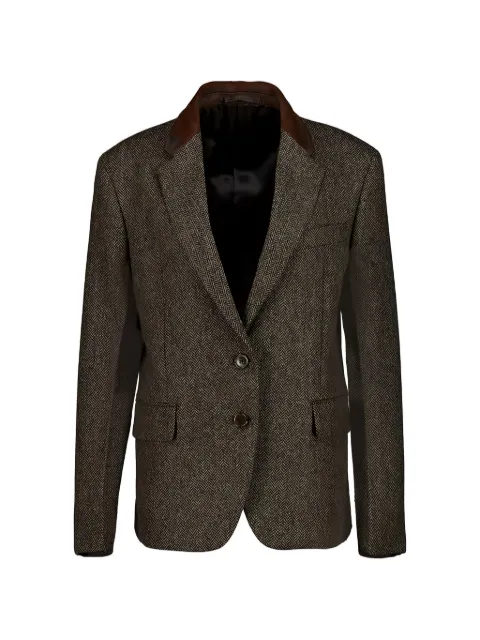 Prada herringbone-pattern blazer