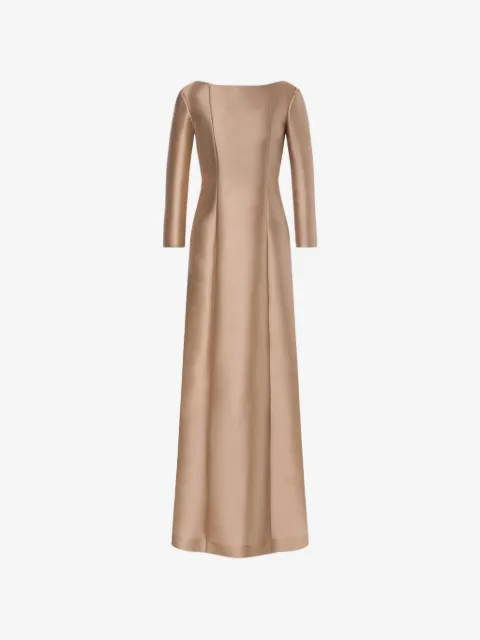 Alberta Ferretti långärmad aftonklänning