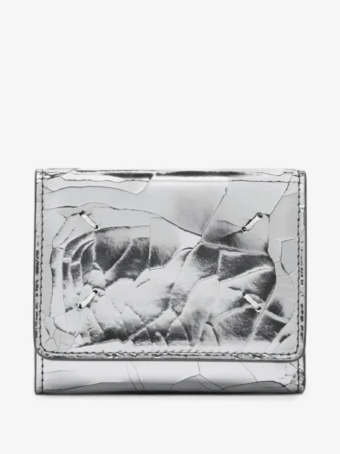 Maison Margiela cartera plegable texturizada