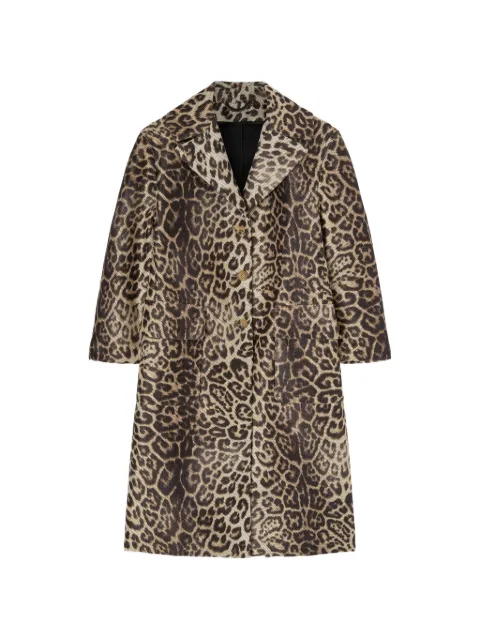 Ermanno Scervino leopard-print coat