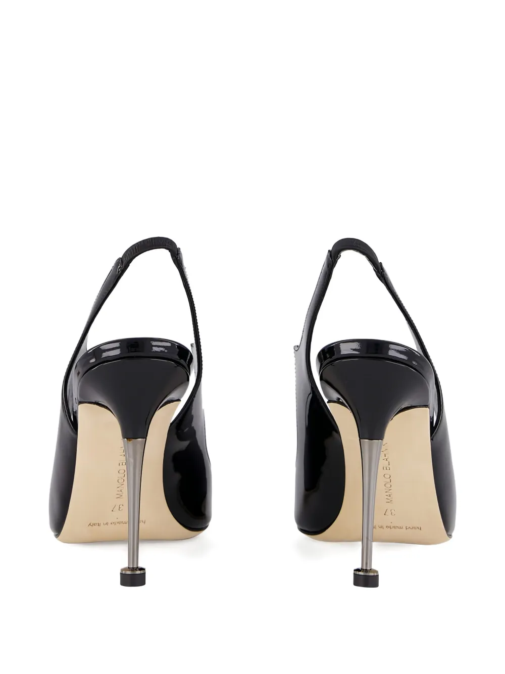 Manolo Blahnik slingback pumps Zwart