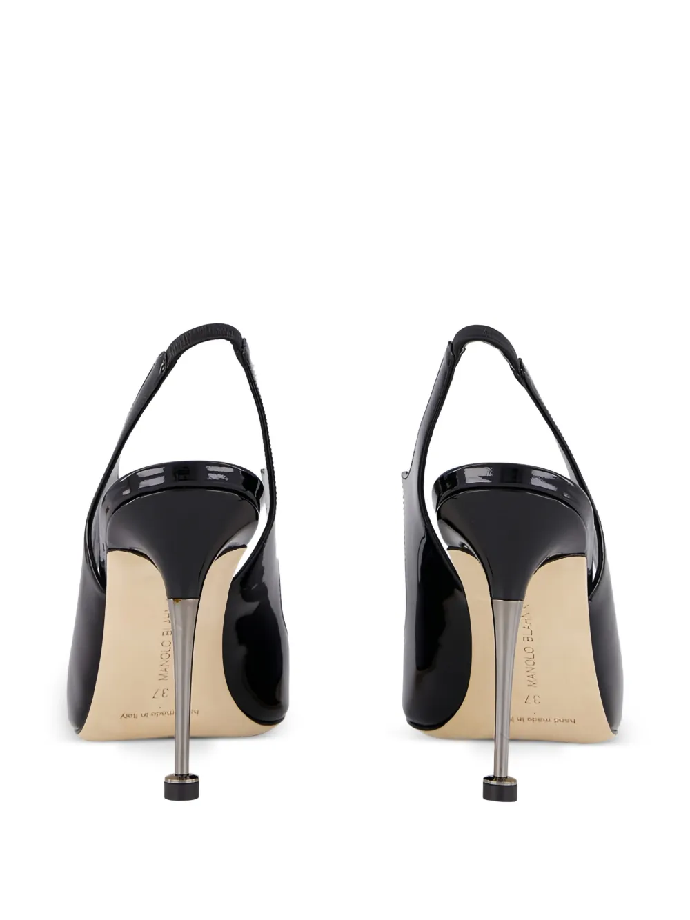 Manolo Blahnik スリングバック パンプス | ブラック | FARFETCH JP