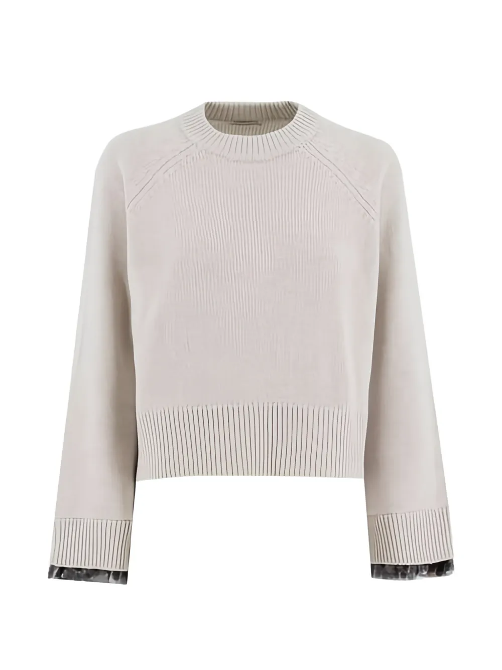 Brunello Cucinelli cropped sweater - Toni neutri