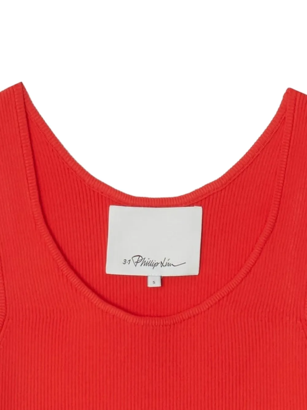  3.1 Phillip Lim Fine-ribbed Tank Top - Red 