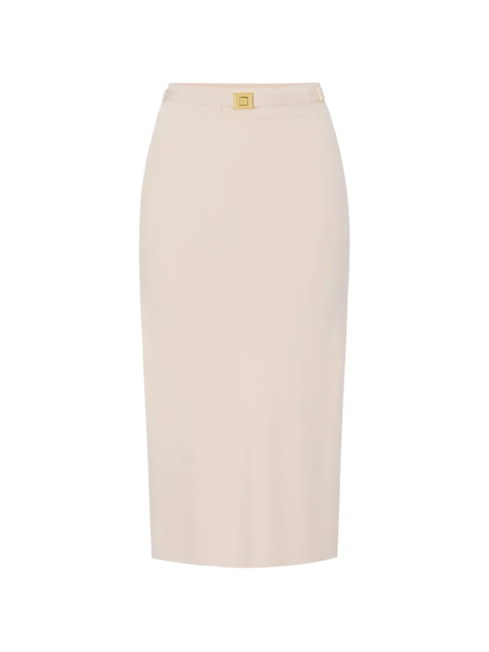 Elisabetta Franchi belted midi skirt - Toni neutri
