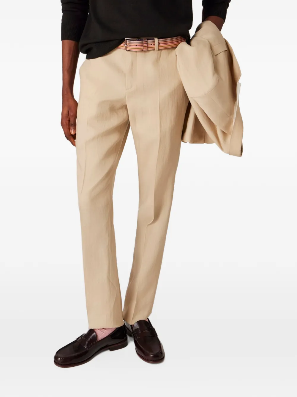 Paul Smith Linnen broek Beige