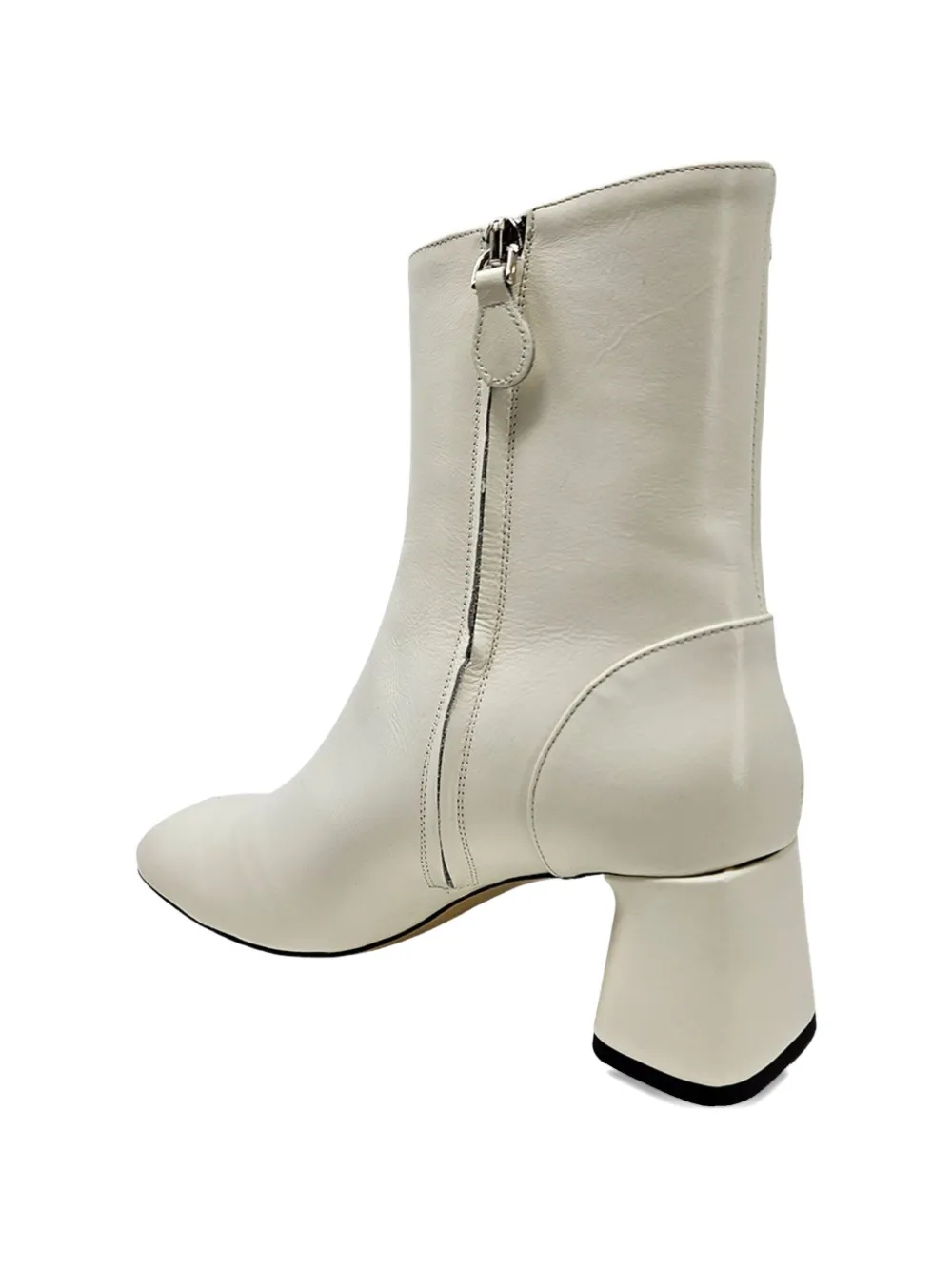 Madison.maison The Keli Ankle Boots In Neutral
