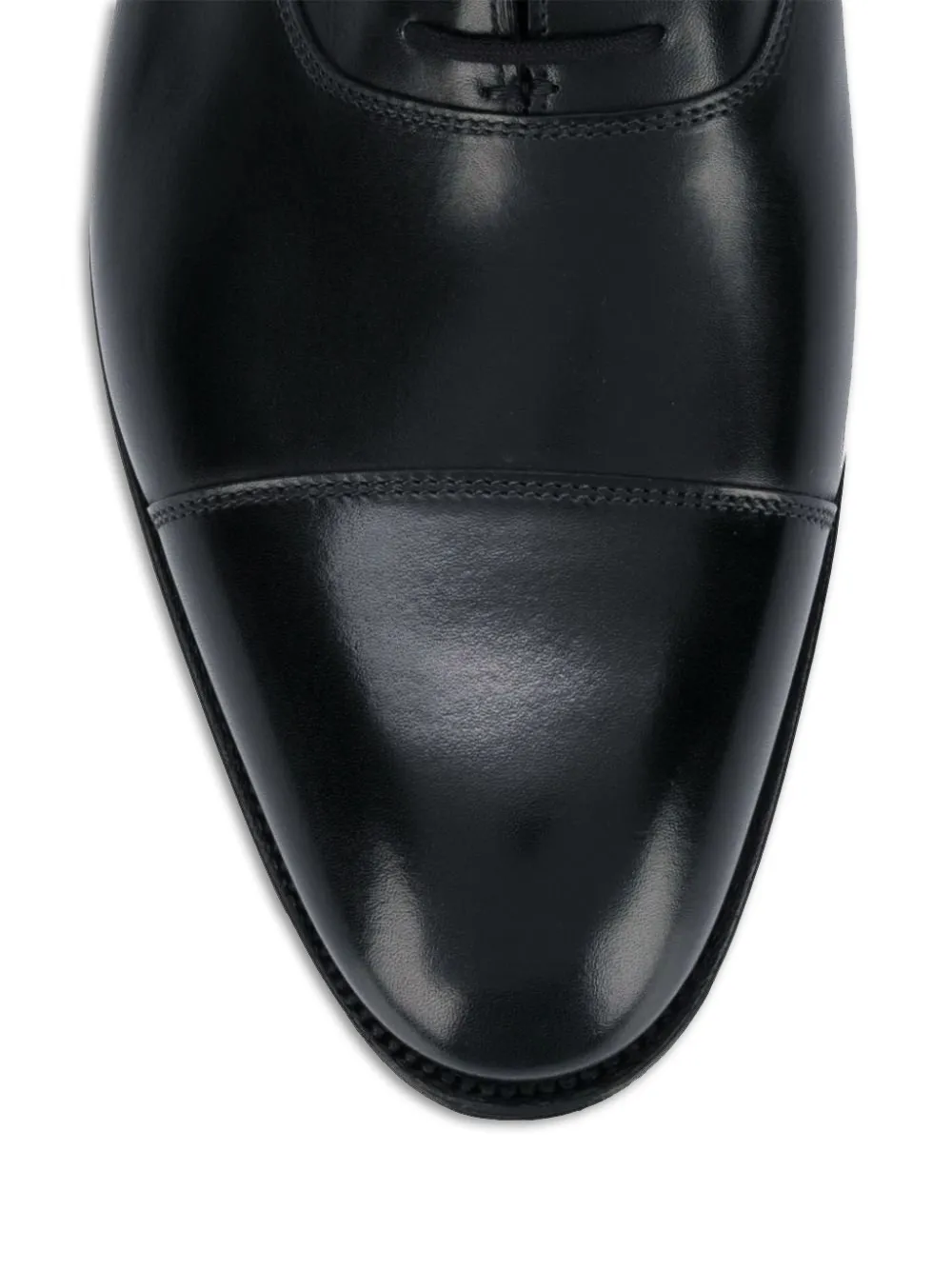 John Lobb Oxford veterschoenen met amandelvormige neus Zwart