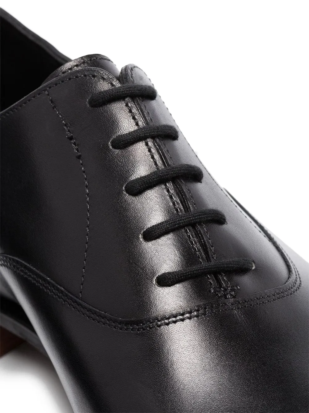 John Lobb Oxford veterschoenen met amandelvormige neus Zwart