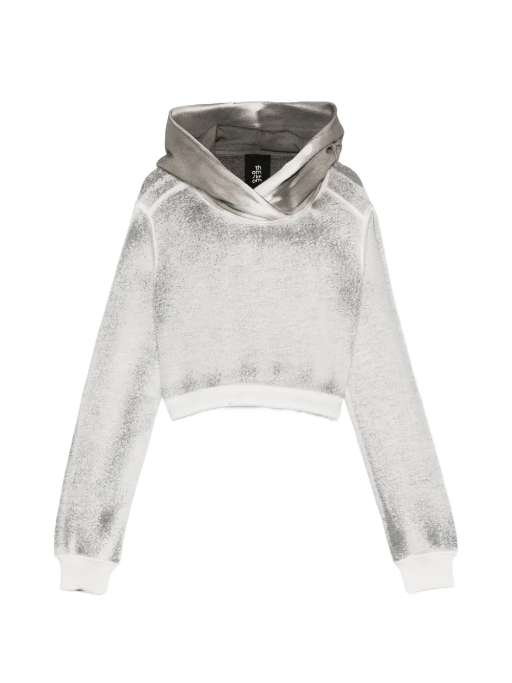 Thom Krom hooded knitted top - Grigio