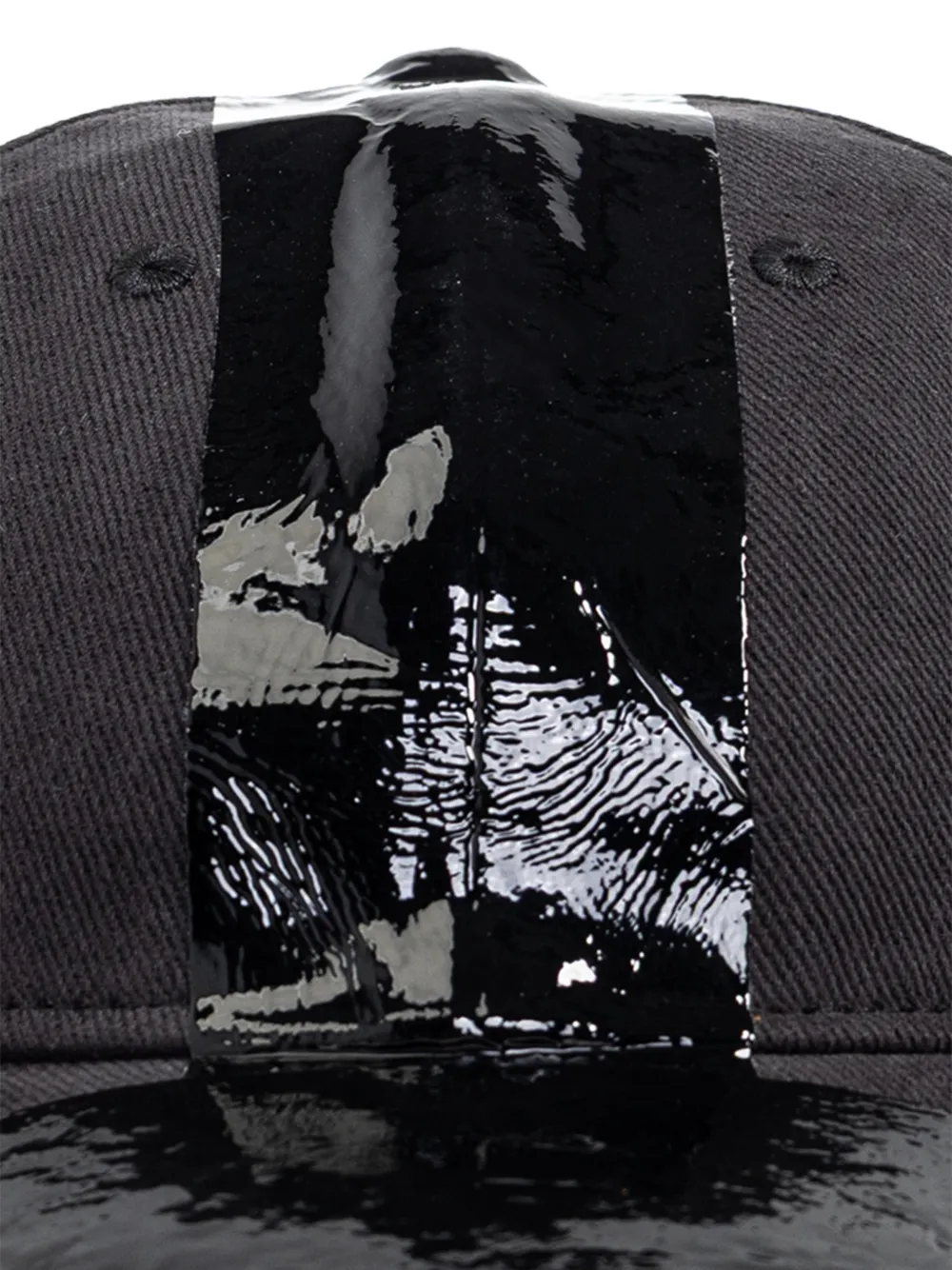 VETEMENTS Gestreepte honkbalpet Zwart