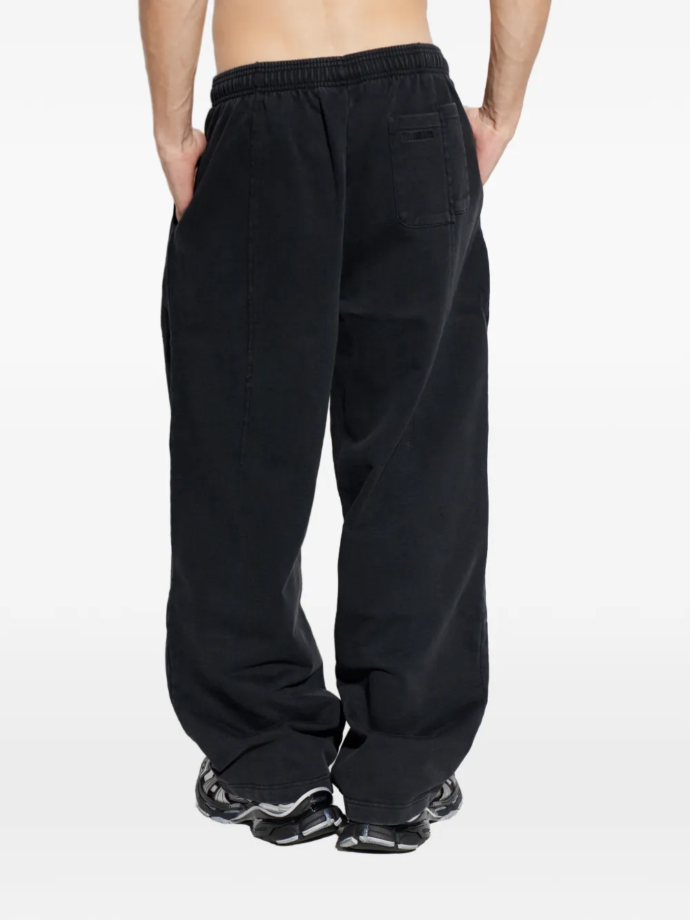 VETEMENTS Trainingsbroek met elastische taille Zwart