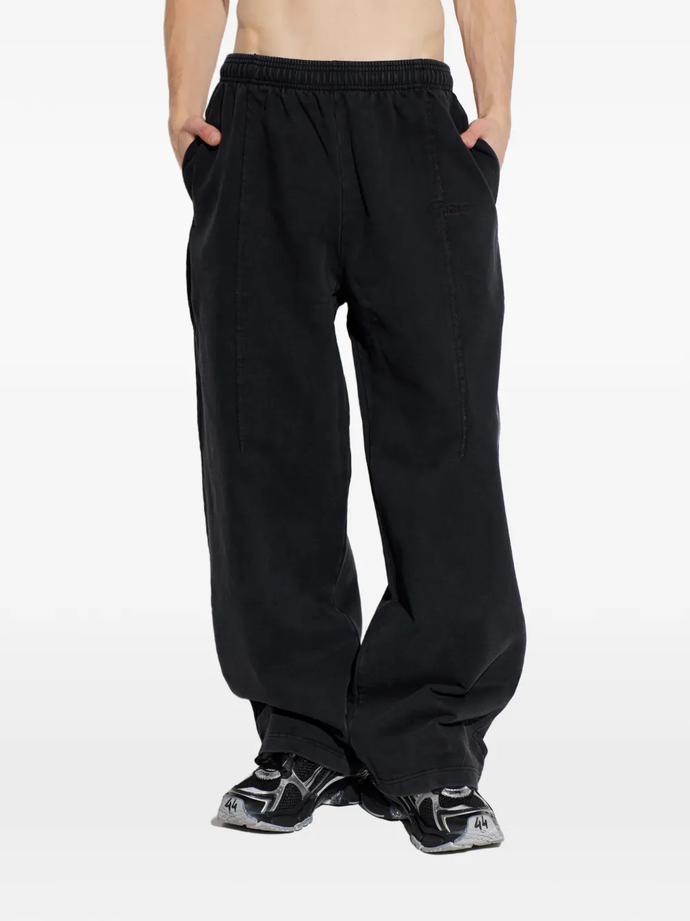 VETEMENTS Trainingsbroek met elastische taille Zwart