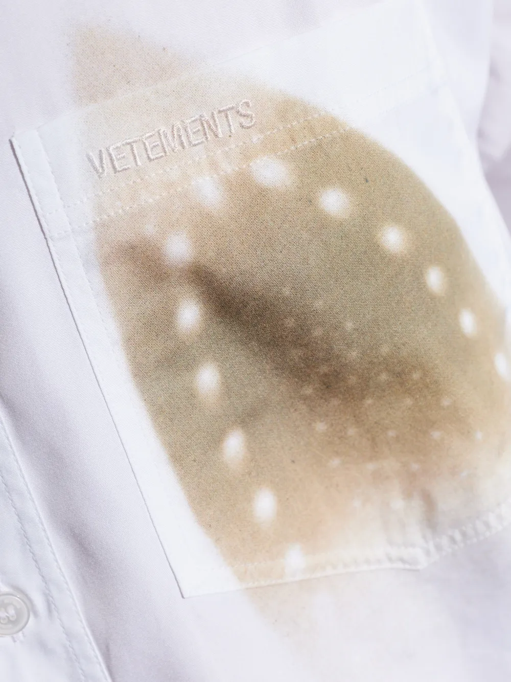 VETEMENTS Pocket Detail Shirt | White | FARFETCH ZA