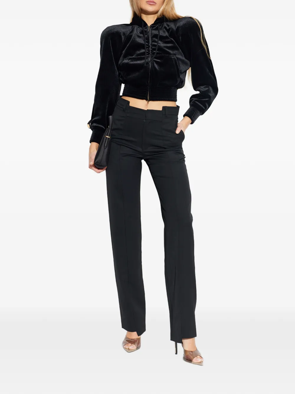 VETEMENTS Sweater met capuchon Zwart
