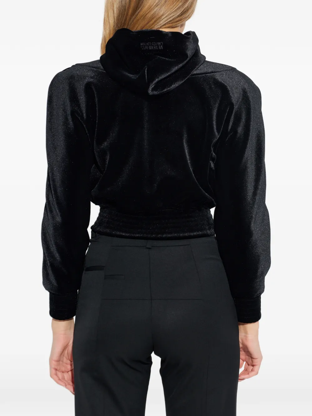 VETEMENTS Sweater met capuchon Zwart