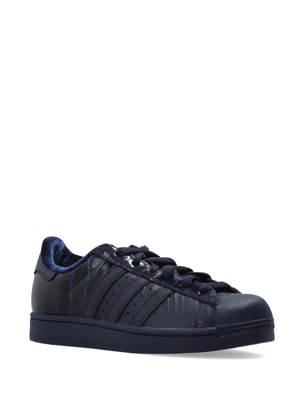 adidas Superstar II sneakers met reliëf Blauw