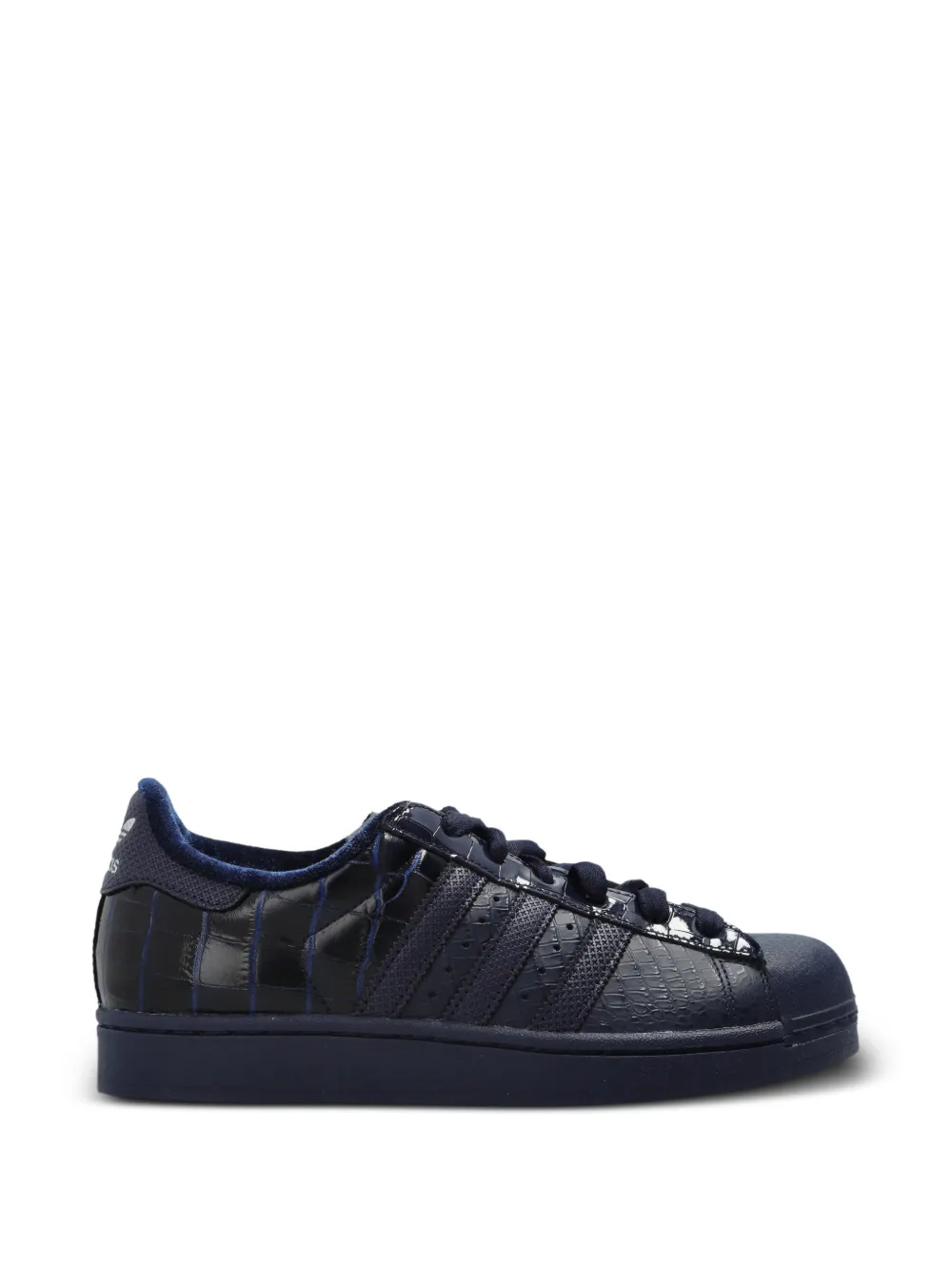 adidas Superstar II embossed lace-up sneakers - Blu