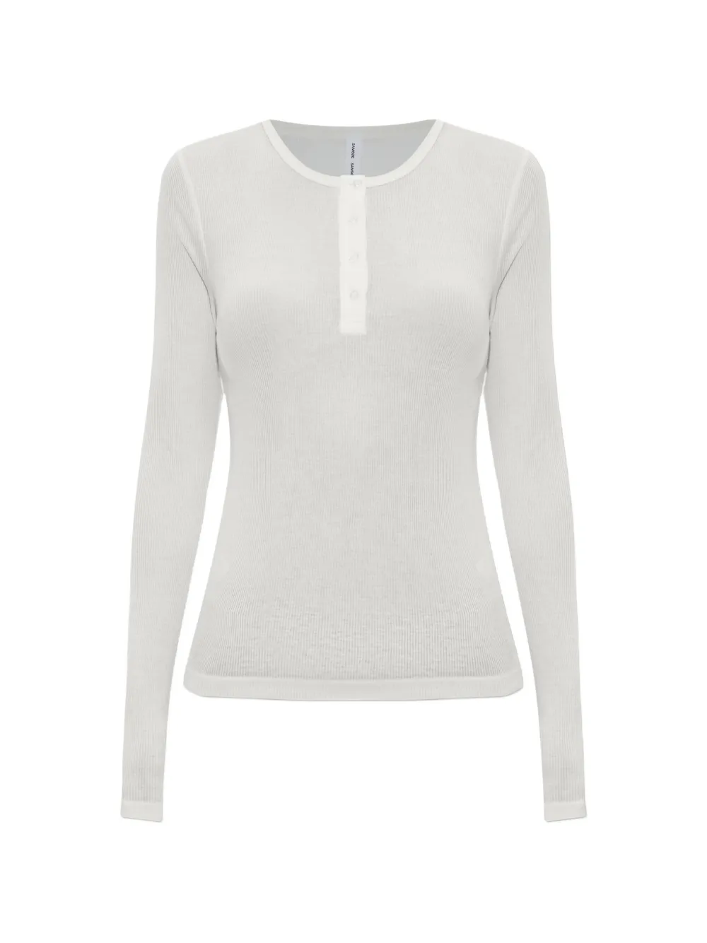 SAMSOE SAMSOE button-detail top - Toni neutri