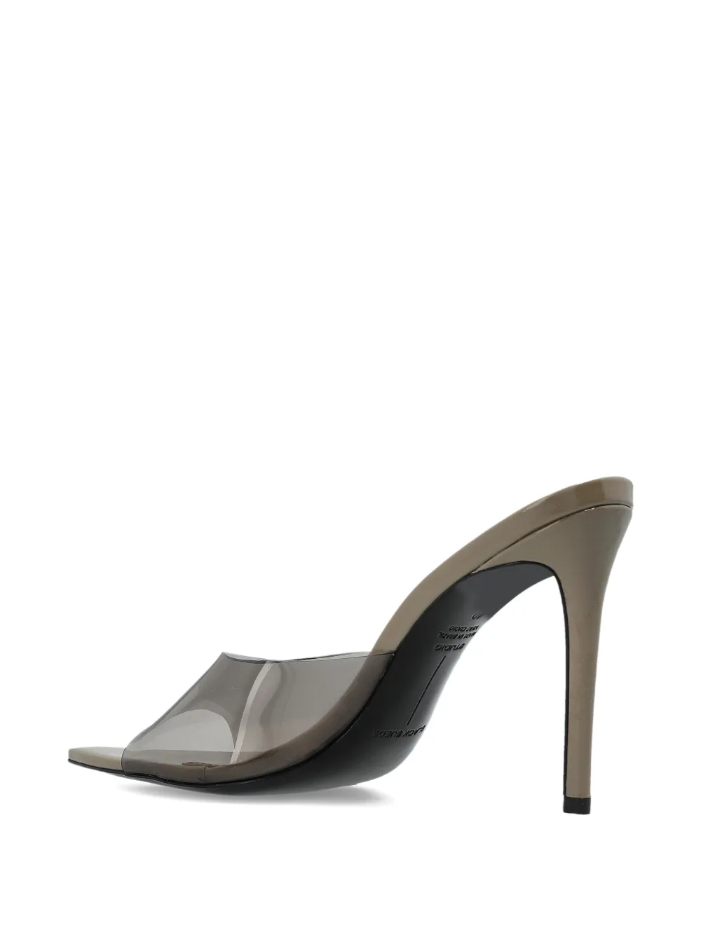  Black Suede Studio Bella Pointed-toe Sandals - Grey 