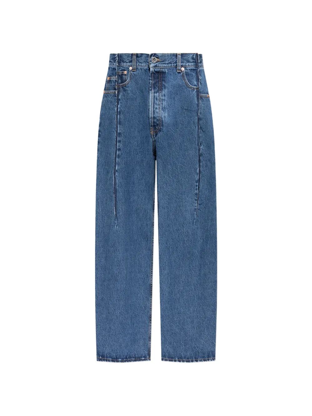 VETEMENTS button-fastening jeans - Blu