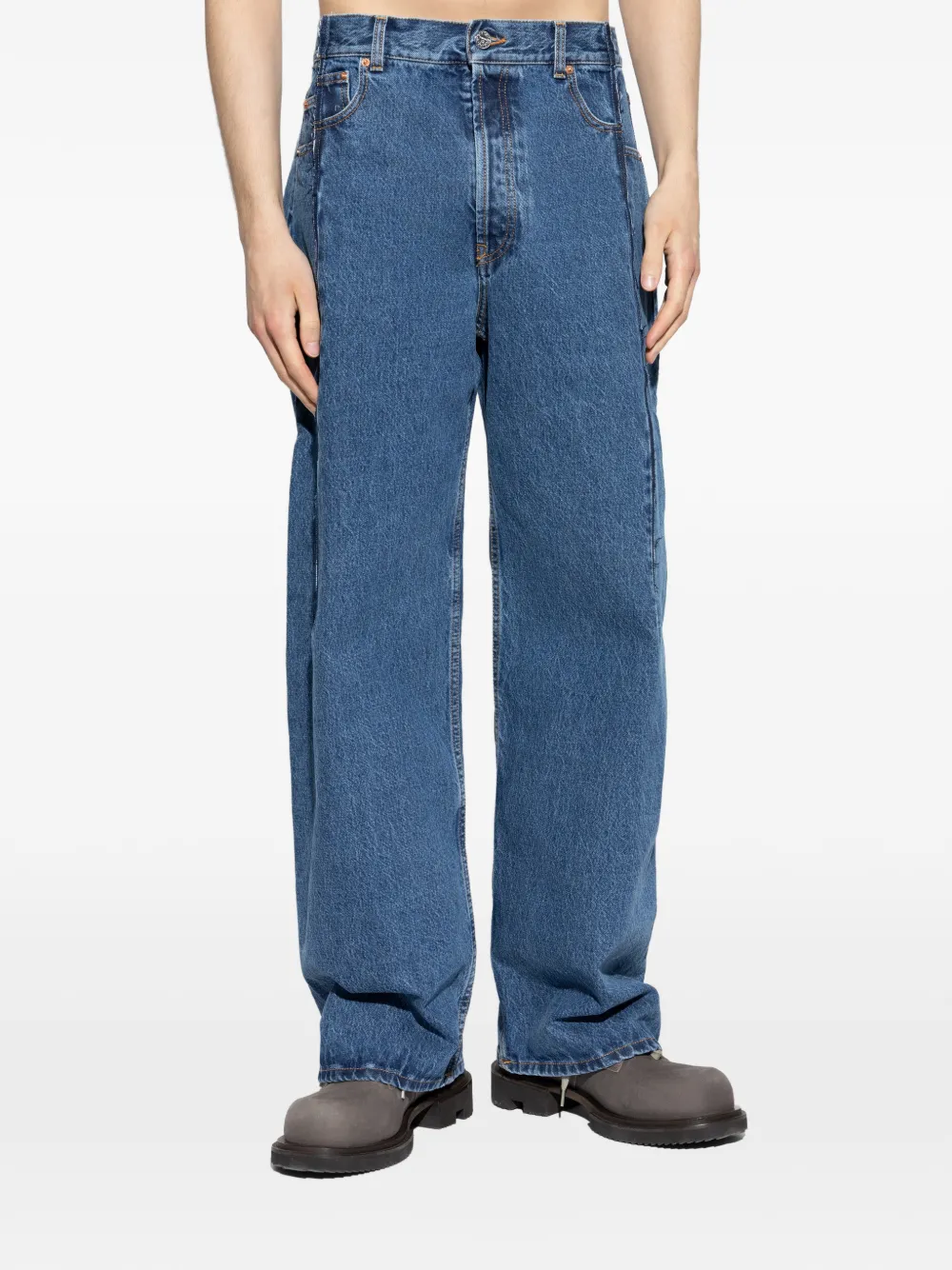  Vetements Button-fastening Jeans - Blue 