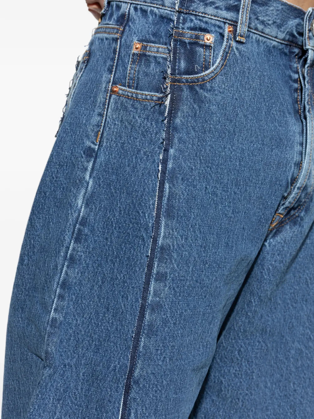 VETEMENTS Jeans met knoopsluiting Blauw