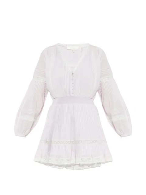 LoveShackFancy vestido corto Winfrey