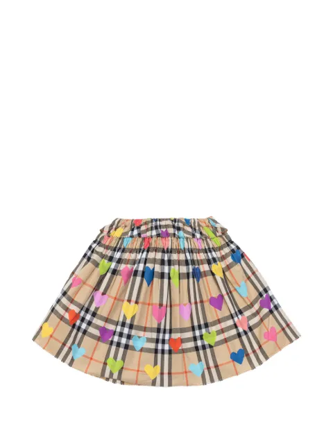 Burberry Kids check-pattern skirt