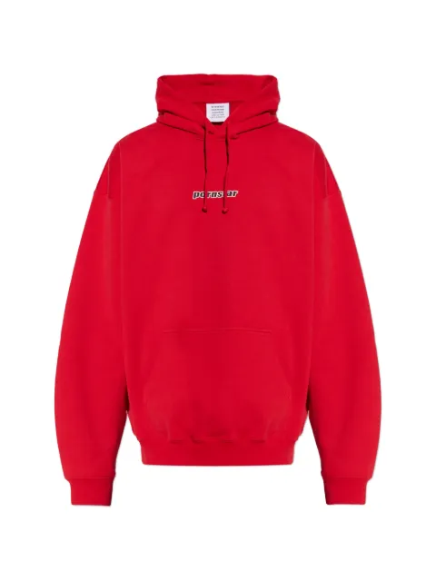 VETEMENTS long-sleeve drawstrings hoodie
