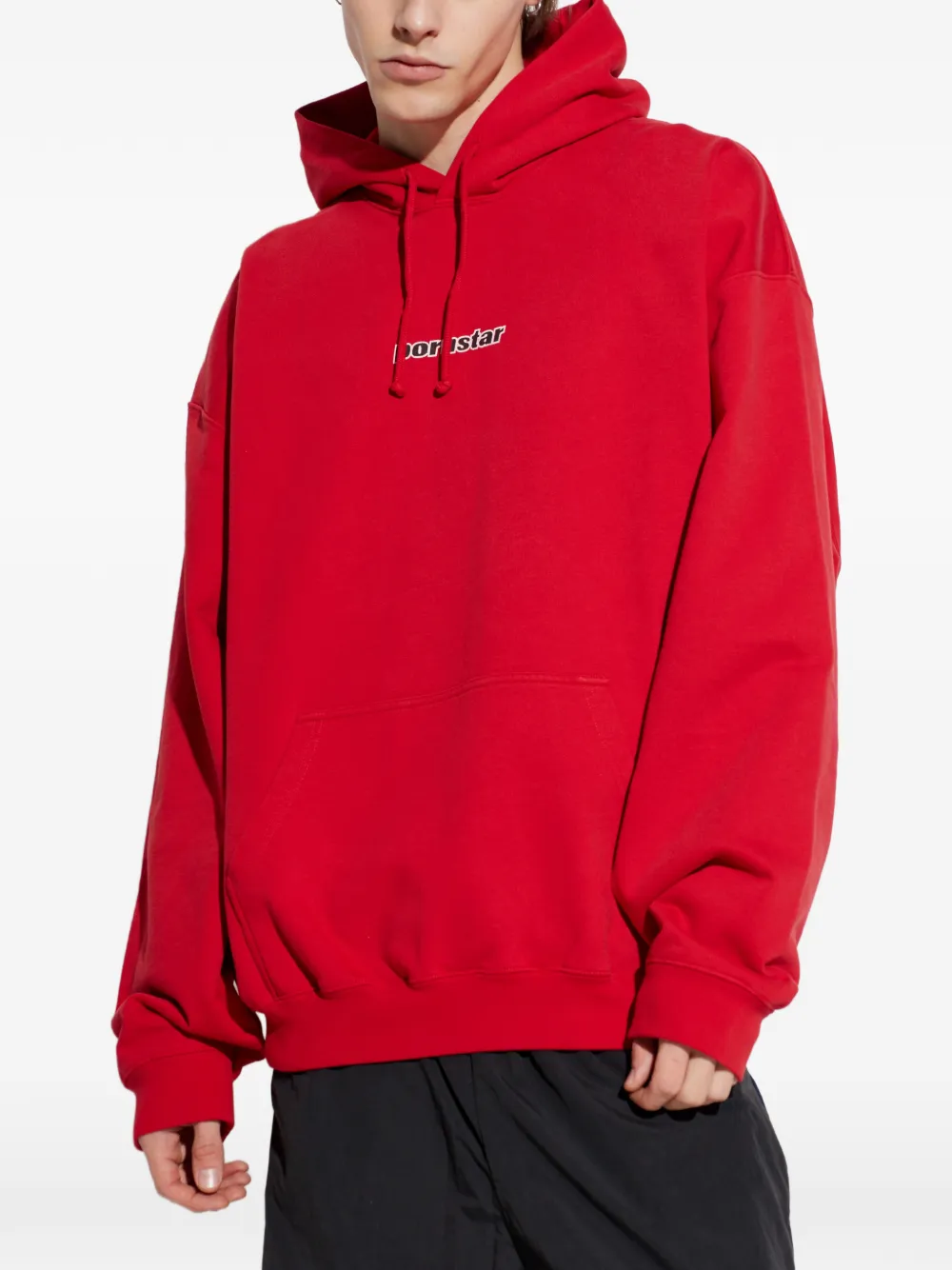 VETEMENTS Hoodie met trekkoord en lange mouwen Rood