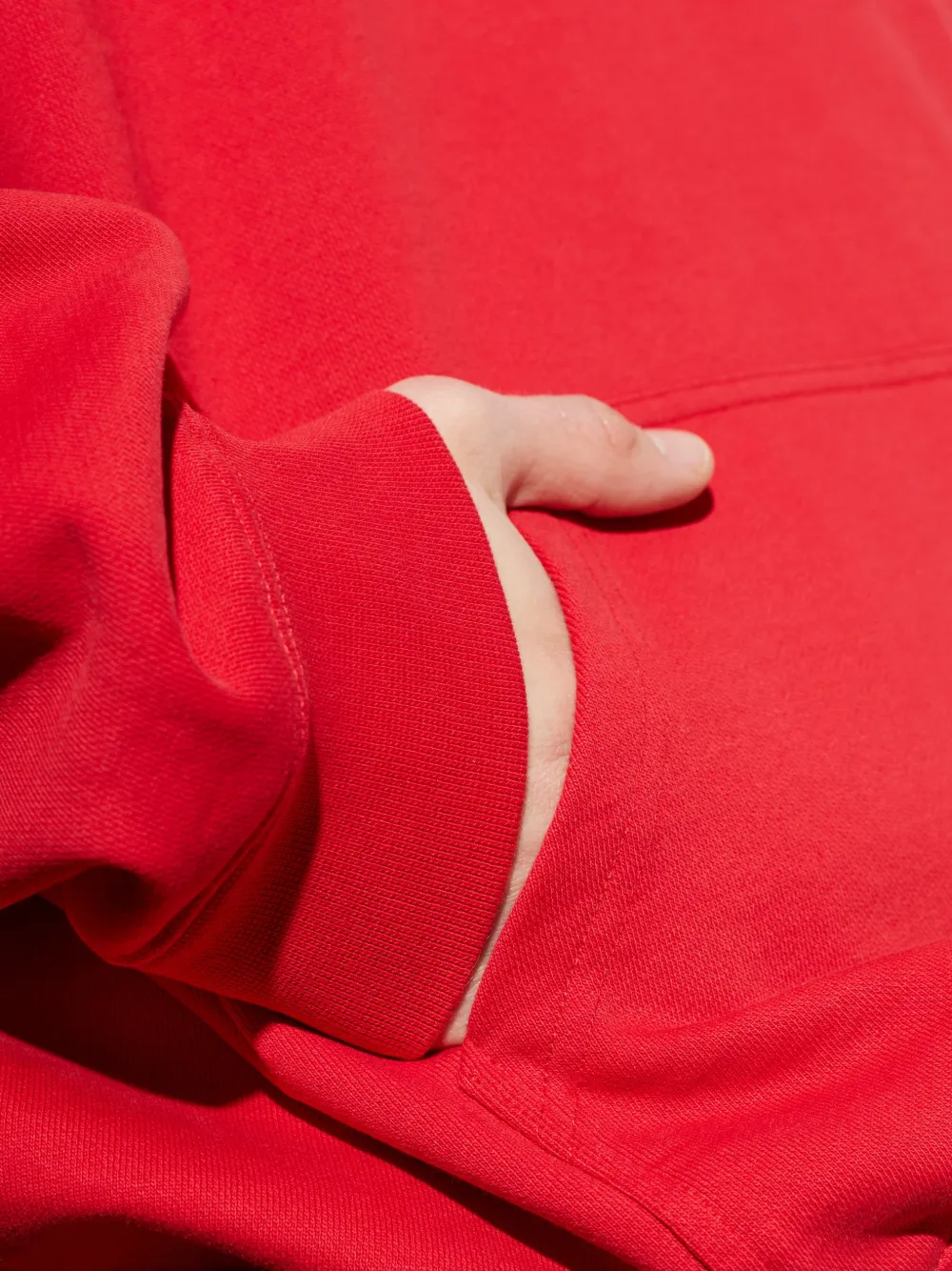 VETEMENTS Hoodie met trekkoord en lange mouwen Rood