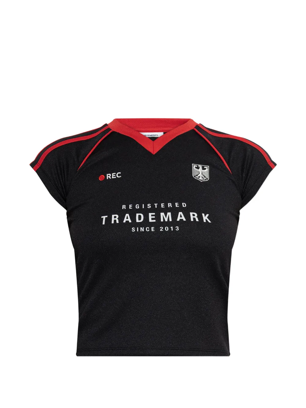 VETEMENTS V-neck short sleeve T-shirt - Nero