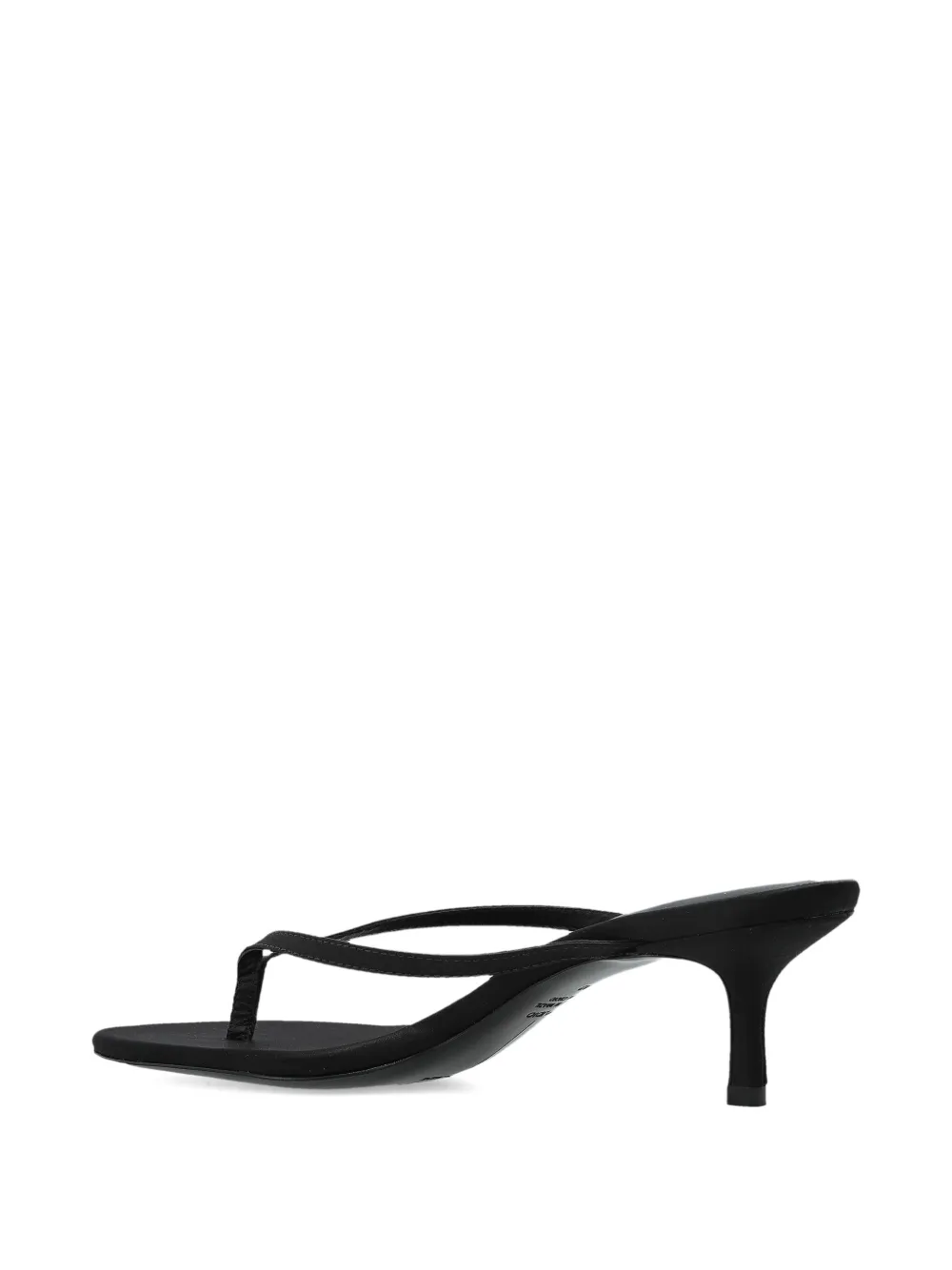 Black Suede Studio Tash Thong-strap Sandals 