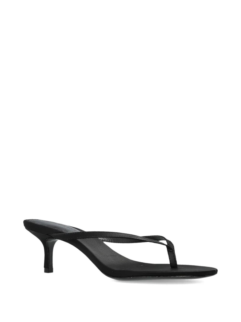  Black Suede Studio Tash Thong-strap Sandals 