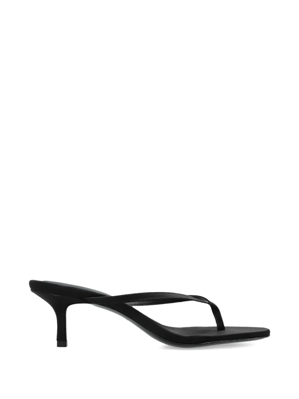 BLACK SUEDE STUDIO Tash thong-strap sandals - Nero