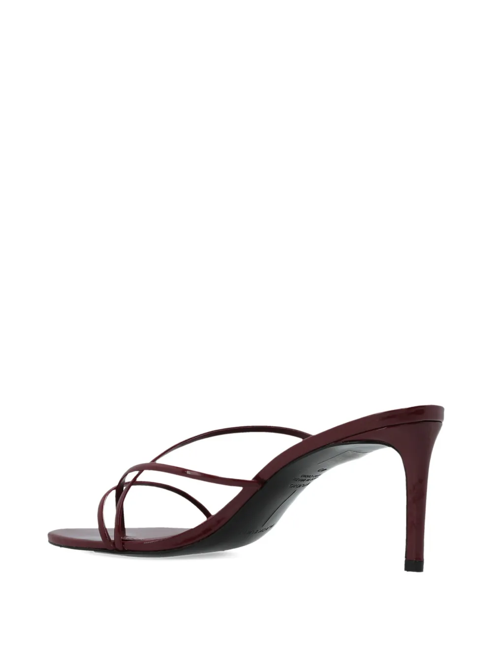  Black Suede Studio Carla Strappy Sandals - Red 
