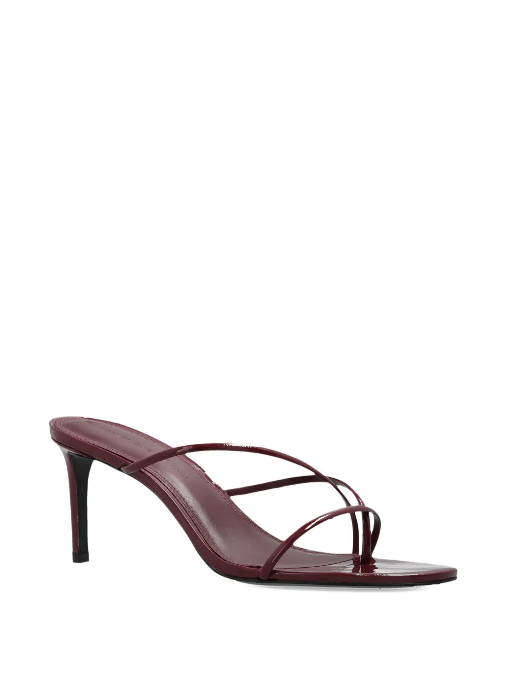  Black Suede Studio Carla Strappy Sandals - Red 