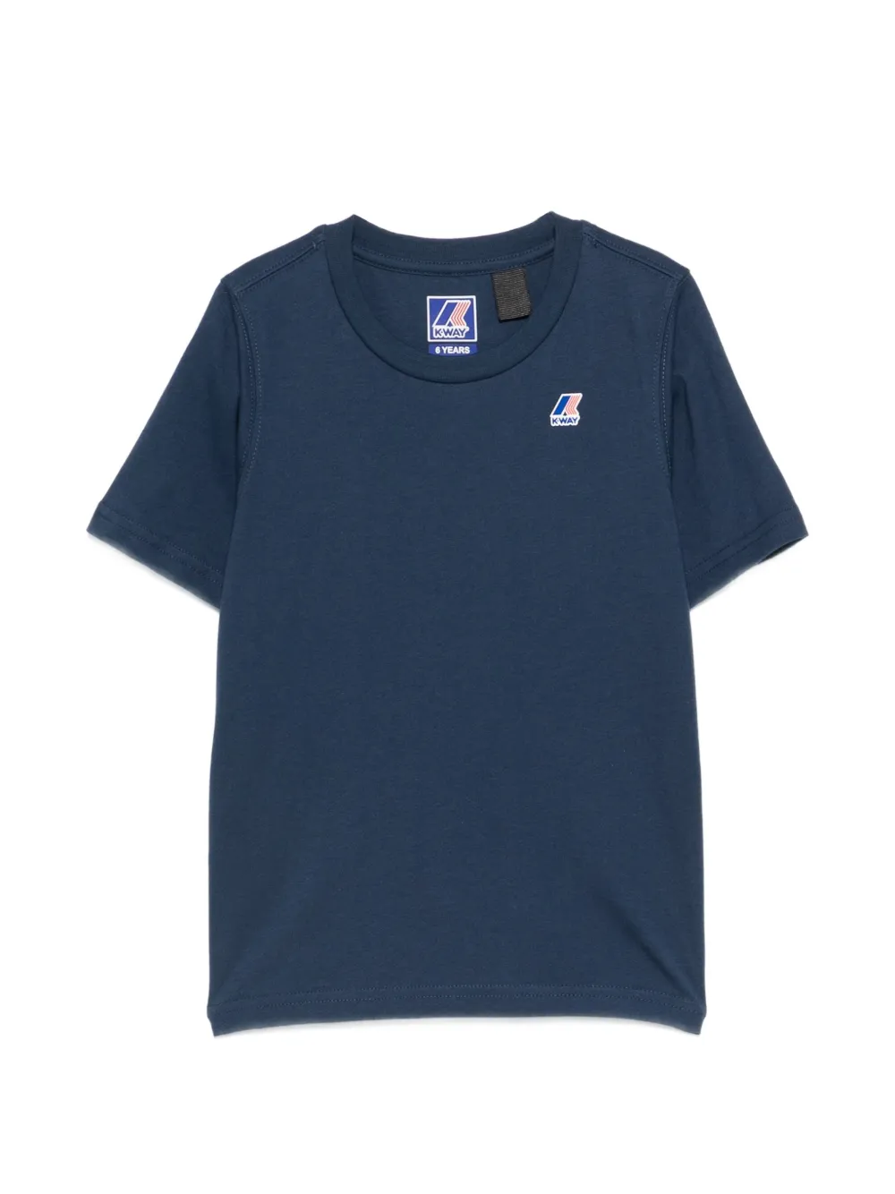 K Way Kids logo-patch T-shirt - Blu