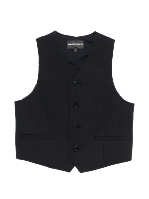 Emporio Armani Kids button-up waistcoat