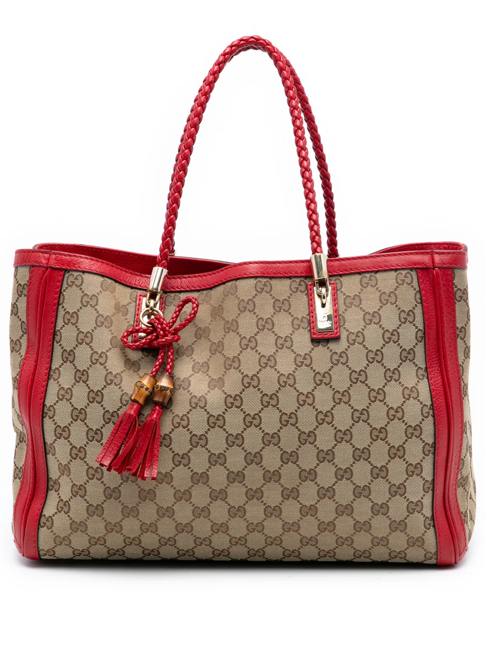 Gucci Pre-Owned Borsa tote Bella media in tela GG 2016-2025 - Marrone