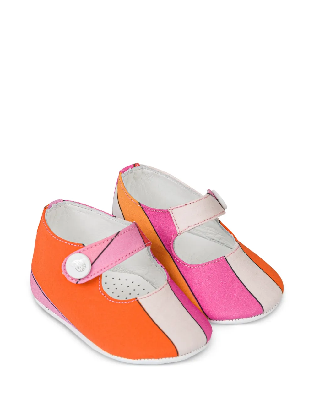 PUCCI Junior Gestreifte Lauflernschuhe - Orange