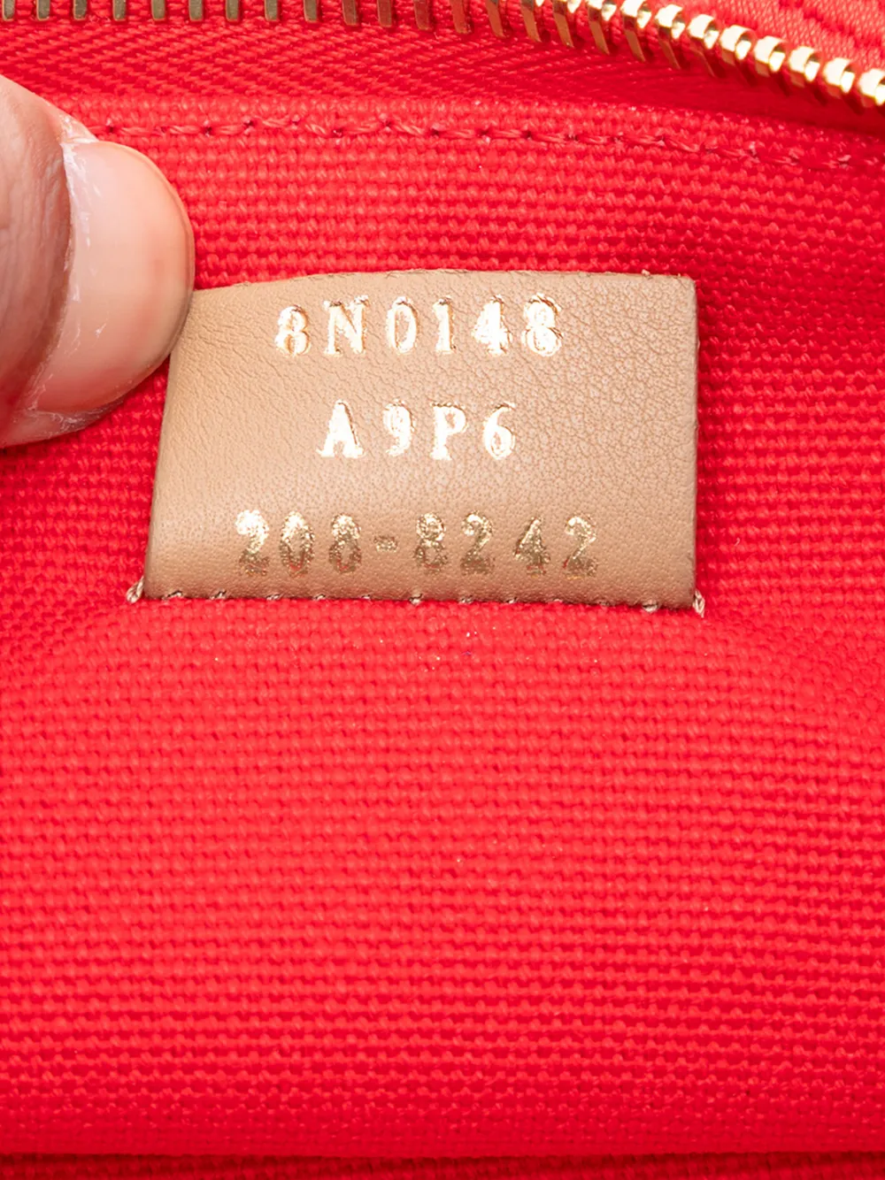 Fendi Pre-Owned 2010-2026 ズッカ エンブロイダリーキャンバス ジップ