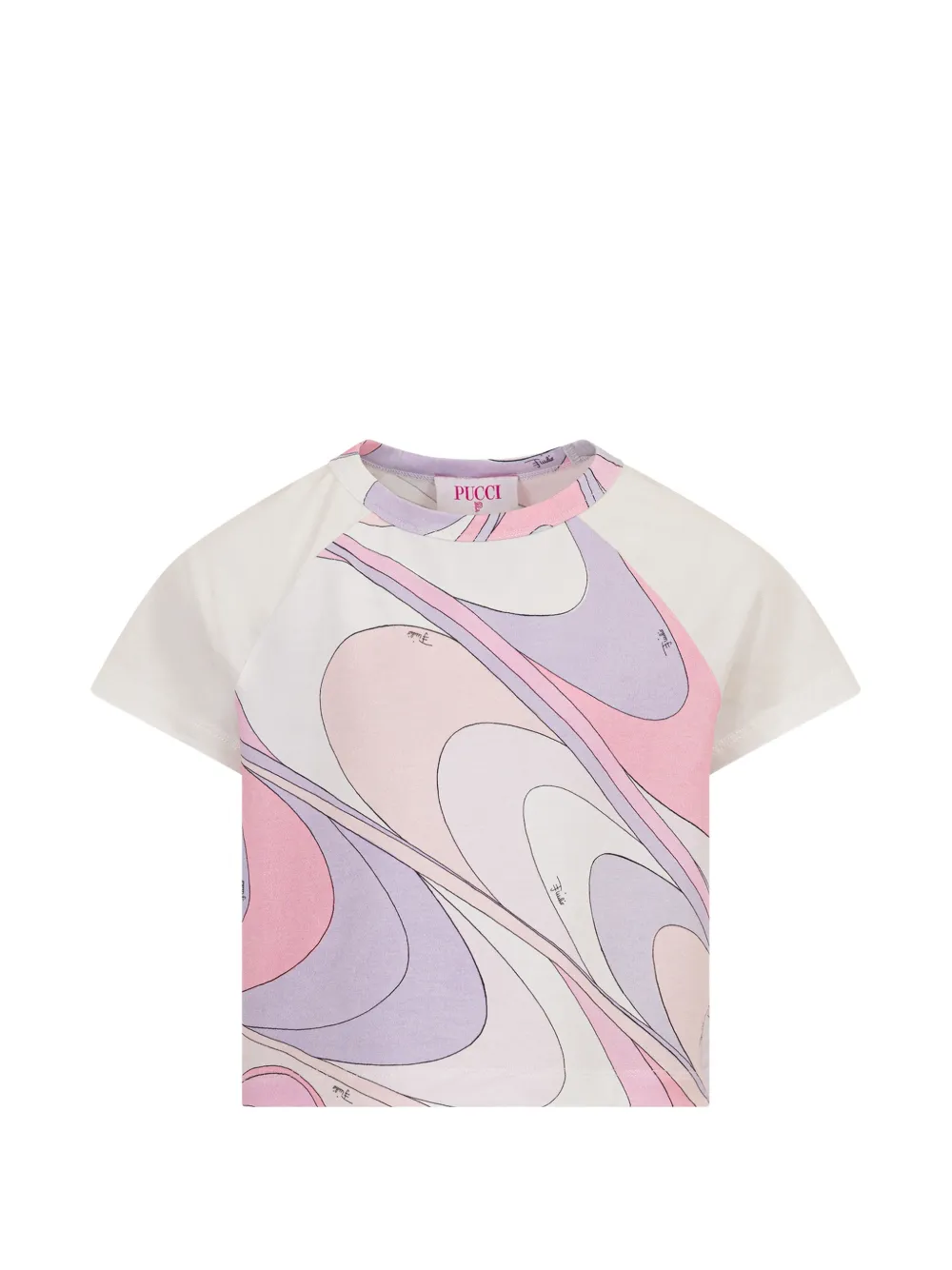 PUCCI Junior patterned T-shirt - Bianco