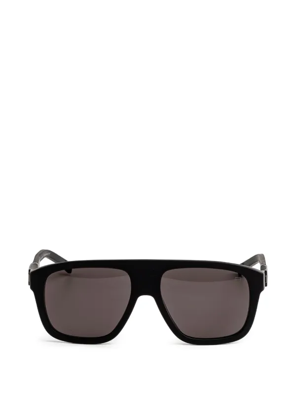 TAG Heuer Rectangle Frame Sunglasses in Black