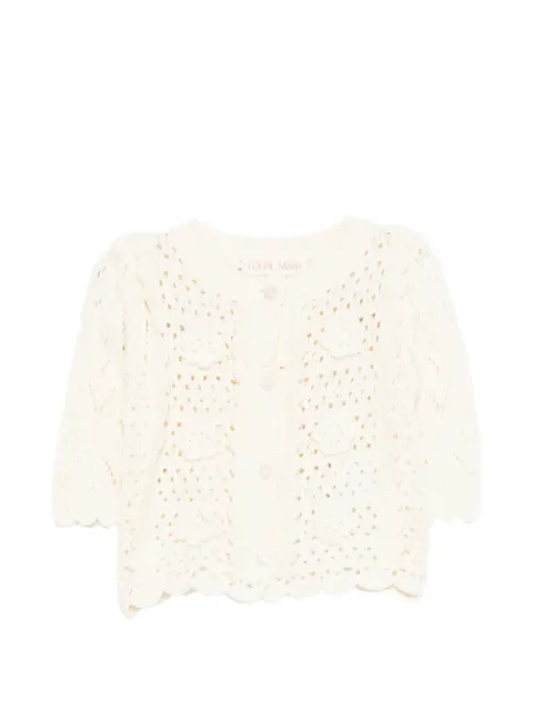 Louise Misha Chai floral-detail cardigan