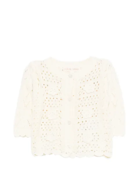 Louise Misha Chai floral-detail cardigan