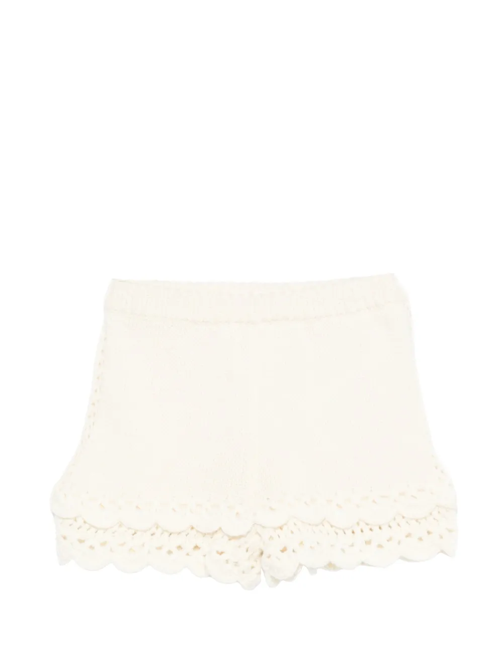 Louise Misha Mekylana scalloped-trim shorts - Toni neutri