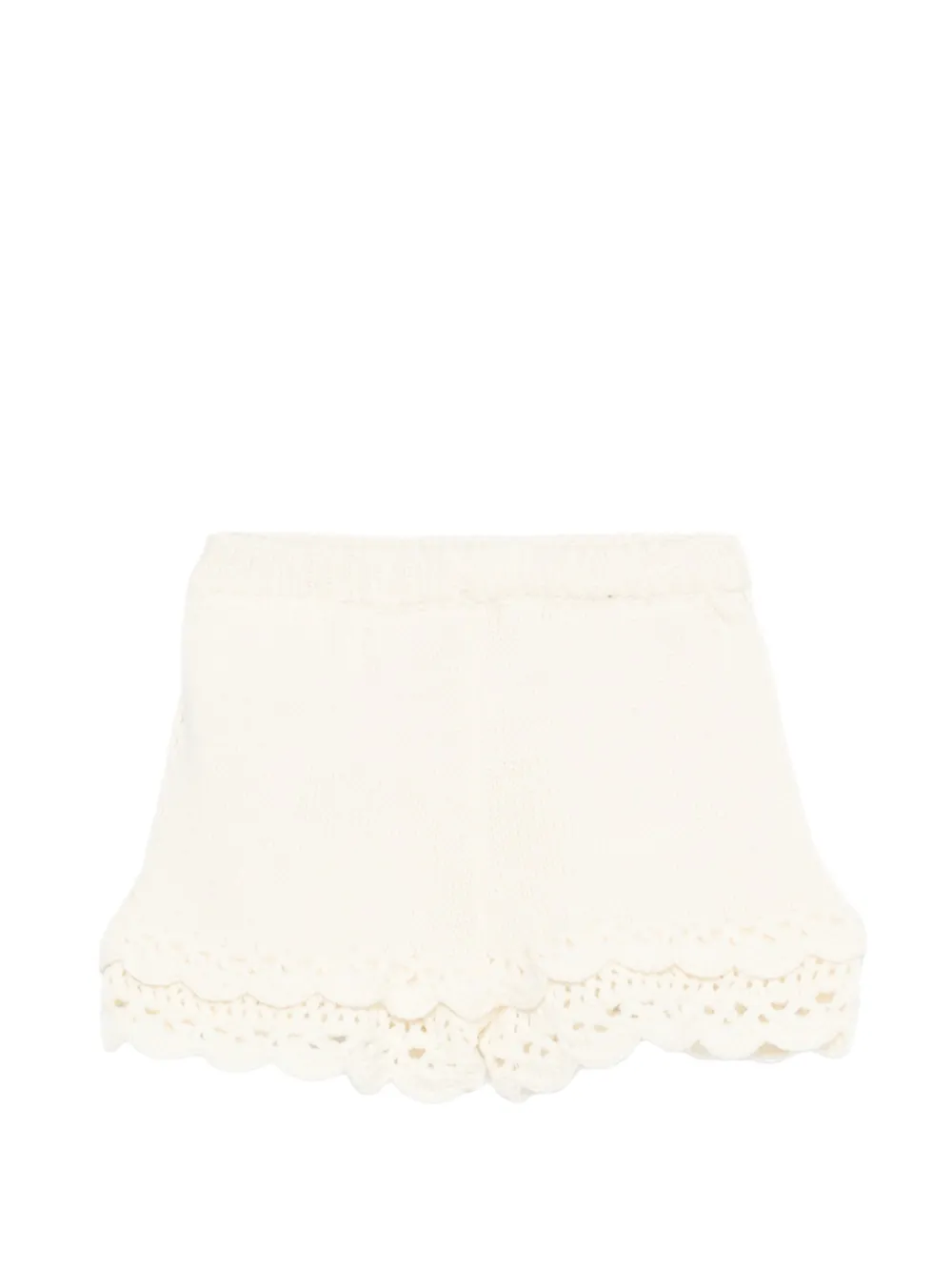 LOUISE MISHA KIDS Mekylana shorts met gewelfde afwerking Beige