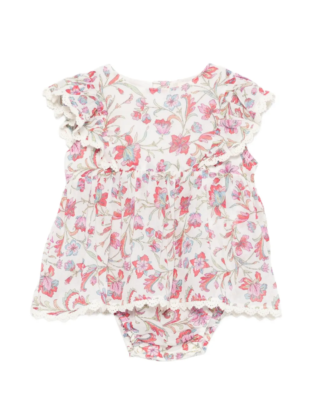 Louise Misha Lena ruffled-trim dress - Bianco